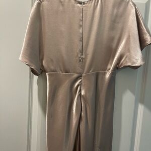 Birdie grey bridesmaid dress. Size small. Champagne color.